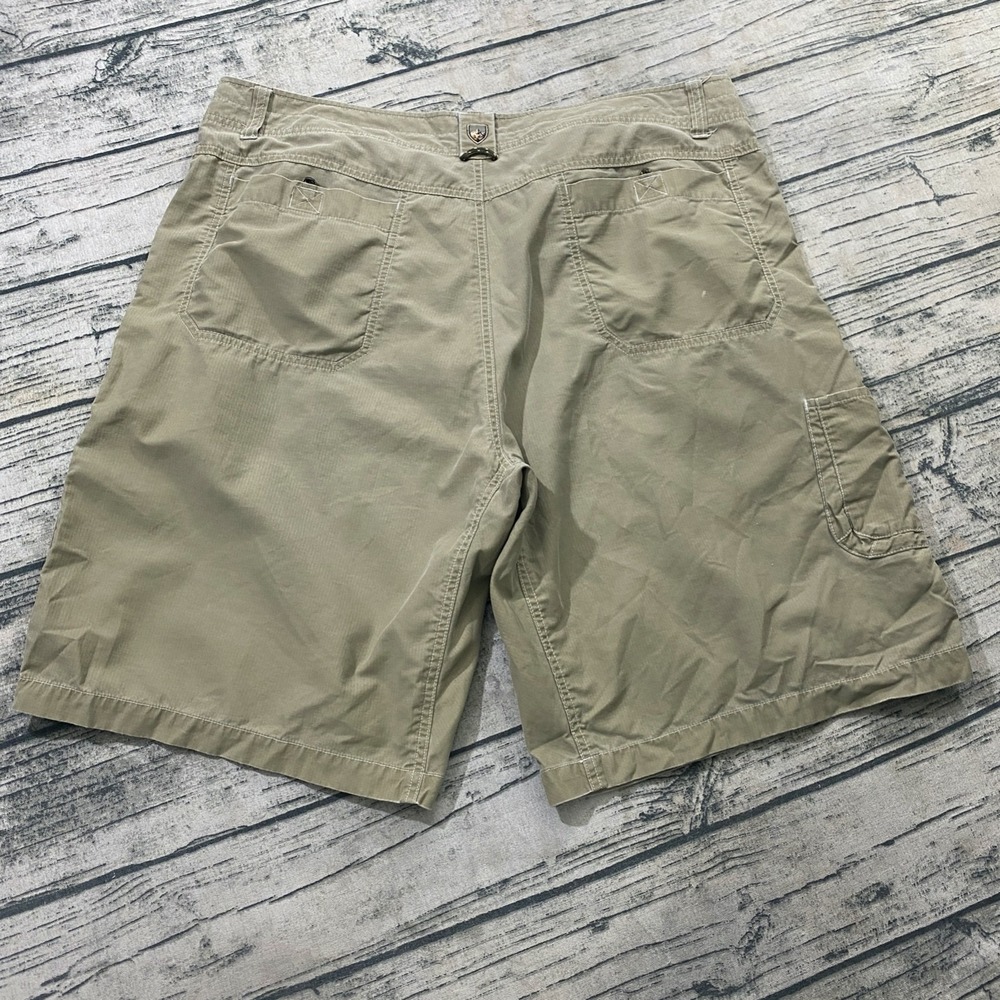 Kuhl Mens 40 Renegade Shorts Kuhl Dry Vintage Y2K 7 Pocket Utility Brown - Picture 3 of 10